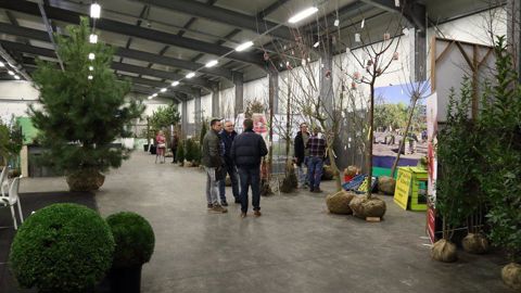 Entouré d’une salon virtuel sur le web, l’édition physique permet aux professionnels de se retrouver autour des plantes d’extérieur. © Grootgroen+